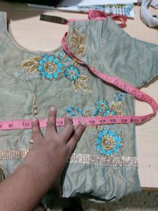 dress and dupatta...