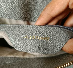 brand JILLSTUART Chic Grey Leather Shoulder Bag