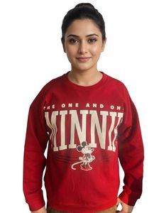 Chic Minnie Mouse Graphic Sweatshirt