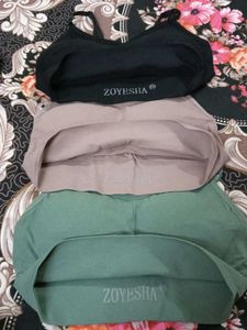 Comfortable Sports padded Bra Bundle set of 3