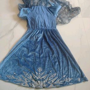 Blue Elsa Inspired Dress