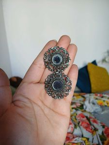 combo of 4 Oxidized earring