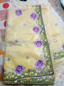 Beautifull net Saree