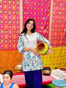 Elegant Floral farshi salwar suit