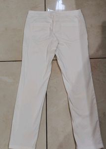 Classic White Women's Pants