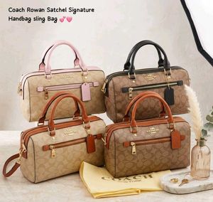 Coach Rowan Satchel Signature Handbag PREMIUM QUAL