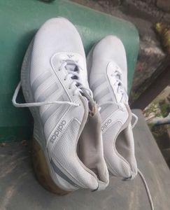 Adidas White Sports Shoes || 2.5 inch heel