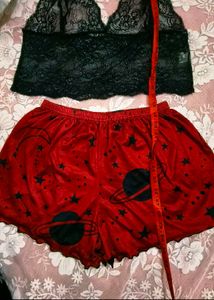 Lace Cami &amp; Shorts Set