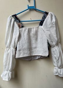 Floral Print Corset Top