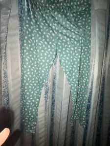 Light Green Printed Palazzo Pants