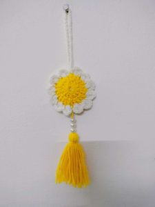 Daisy Charm Handmade Chrochet