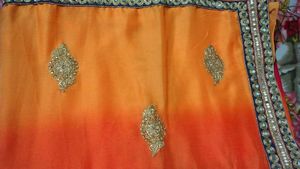 Beautiful Ombre Saree with Embellishments
