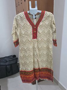 Boho Chevron Print Kurta