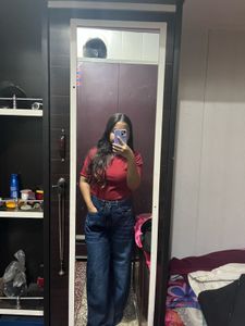 wide leg jeans