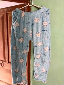 Length 35,Cute Bunny Pajama Pants