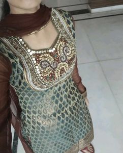 Elegant Embellished Salwar Suit