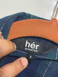 HER By Invicitus Plaid Flannel Shirt