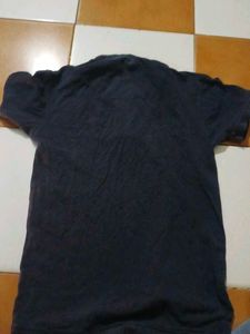 Adidas Men's Navy Blue T-Shirt