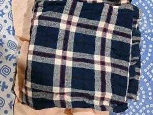 Pink Ruffled Top with Plaid Pants
