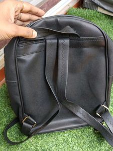 Stylish Quilted Black Backpack