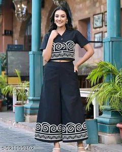 Trendy Red Ethnic Kurta Set with White Print