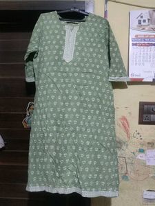 Women's Green Printed Kurta Set