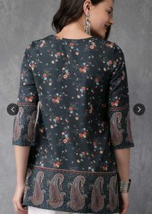 Grey Color Short Kurti