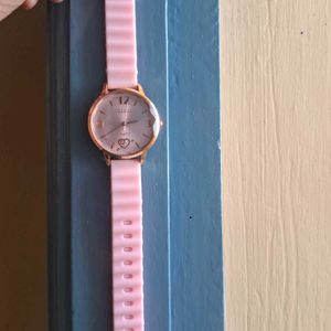 CUTE ASTHETIC PINK WATCH