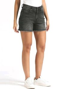 Stylish Grey Denim Shorts