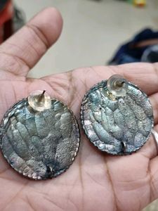 Boho Oxidized Silver Earrings