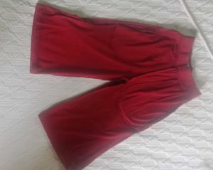 Red Palazzo Pants .used only once for occasion.