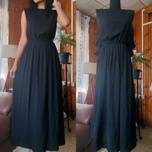 Elegant Black Maxi Dress
