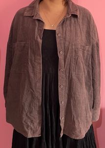 Oversized Corduroy Shirt