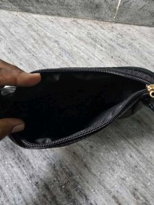 MAC Black Makeup Pouch