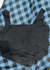 Black Corset Style Top