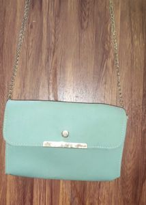 Mint Green Clutch Bag