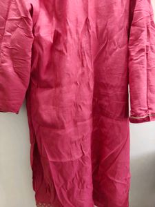 Beautiful Pink Embroidered Kurta