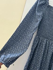 Blue Floral Dress