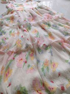 Floral Tiered Ruffle Dress