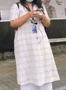 Checkered Kurta