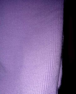 Lilac Ribbed Body Fit Top