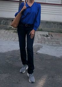 Elite Fit Full Length Blue Jeans