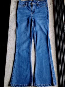 Blue Flare Jeans