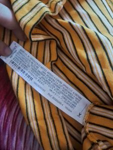 ZARA Striped Halter Neck Crop Top