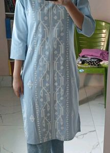 Light Blue Ethnic Kurta