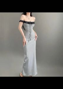 Elegant Off-Shoulder Maxi Dress
