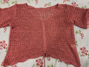 Dusty Rose Knit Top