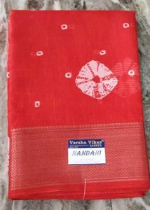 Elegant Red Nandani Saree