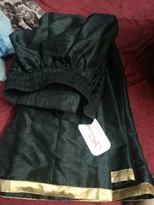 Black And Golden Border Skirt