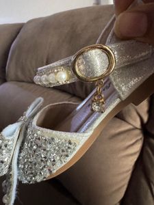 Sparkly Bow Sandals for Girls